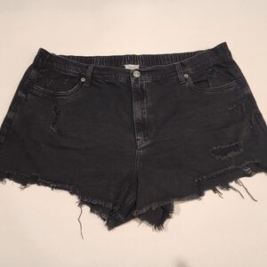 Aerie Distressed Denim Shorts XL